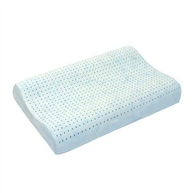 Oreiller en gel de confort en latex en forme de vague
