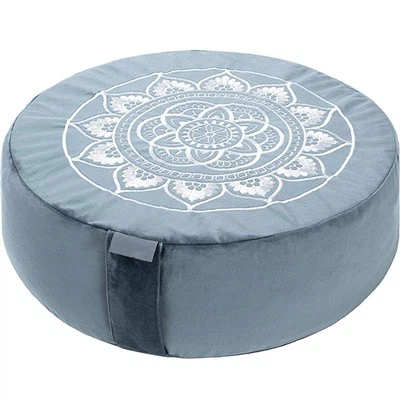 Oreiller de méditation avec belle housse en velours