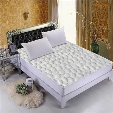 Protège-lit imperméable en jacquard de coton bio