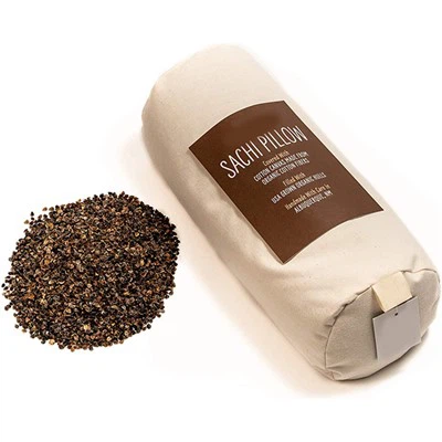 Oreiller de cou cylindrique en sarrasin Organics