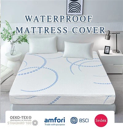 Enveloppe de surmatelas Blue Cooling Wave Point